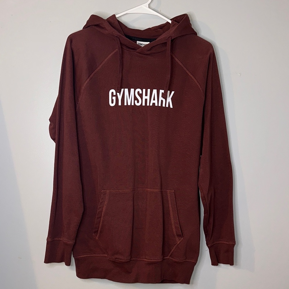 Gymshark Women's Maroon Hoodie
